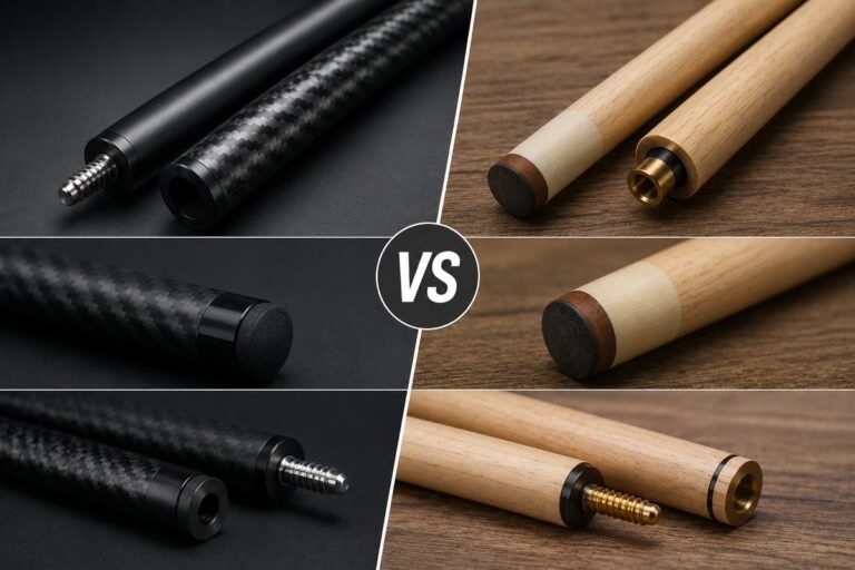 carbon fiber shaft vs maple