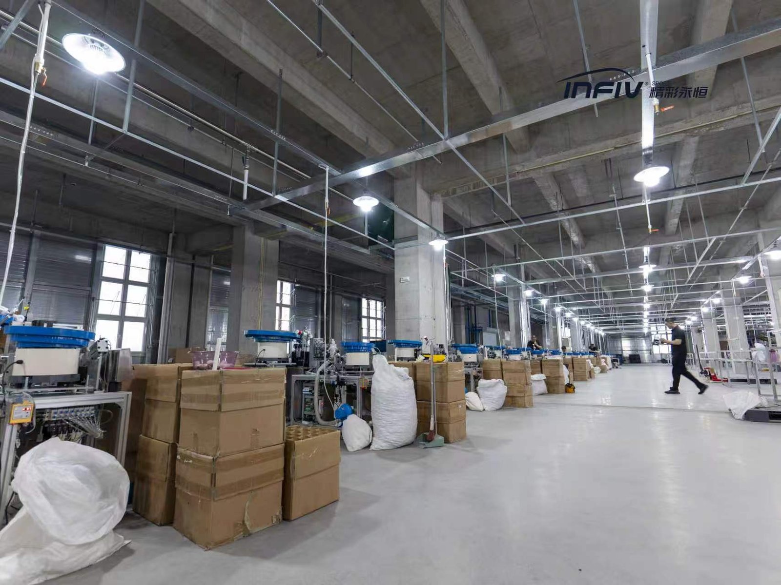 Shuttlecock manufacturing lines