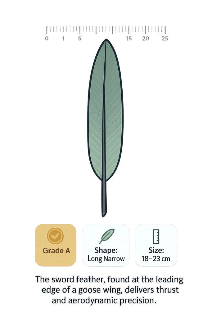 Feather material illustration